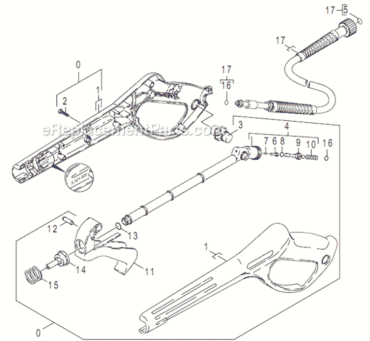Page G Diagram and Parts List for K272 K 270 1.227-115.0 Karcher Pressure Washer